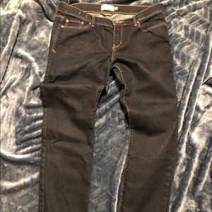 Abercrombie and Fitch dark blue 8 boot cut jeans